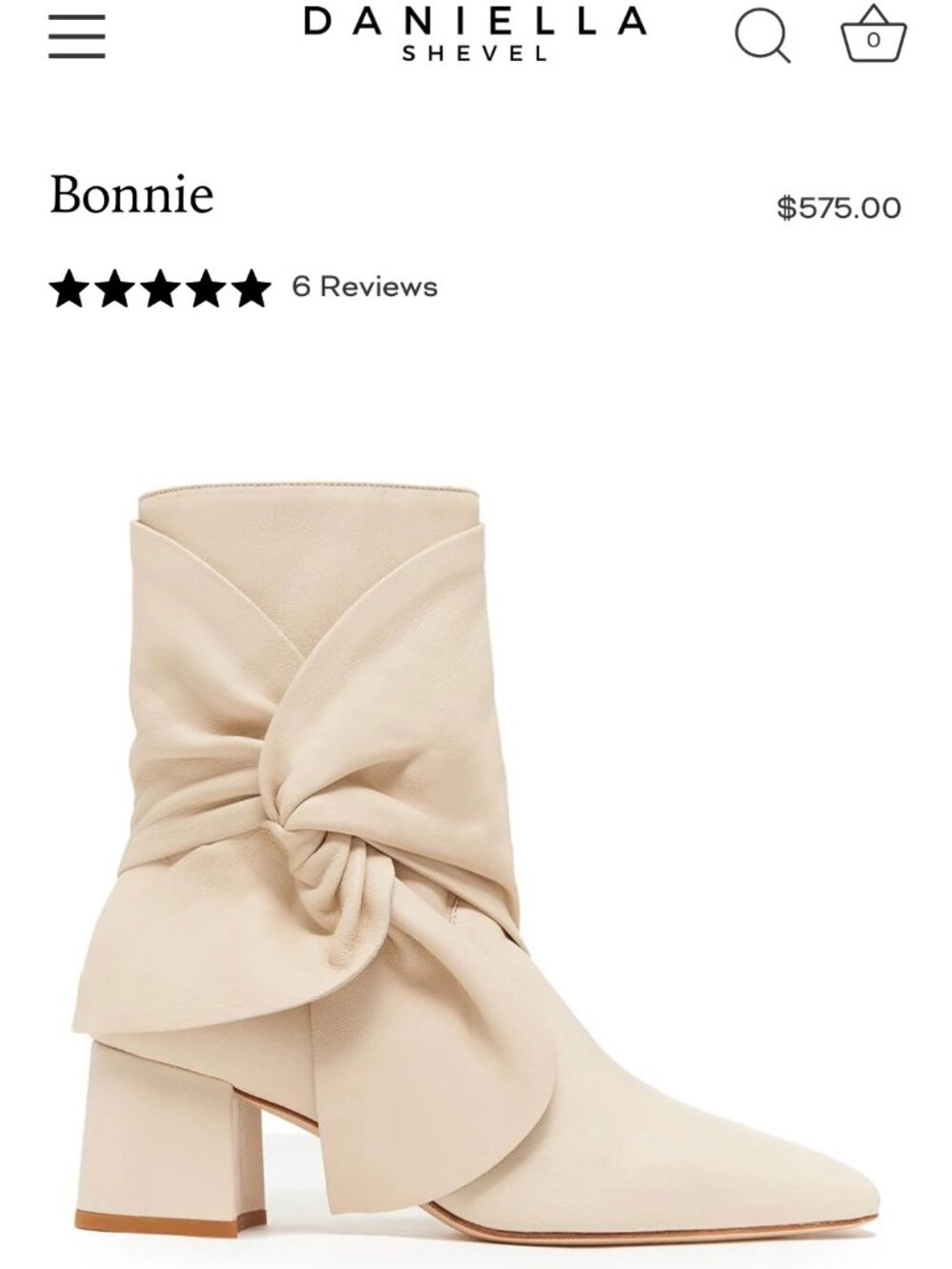 Daniella Shevel Bonnie Italian leather boots